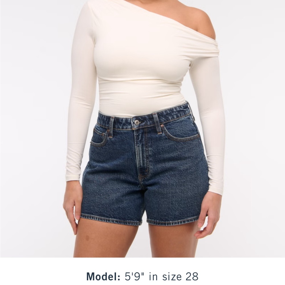 Abercrombie & Fitch Curve Love Dad Shorts